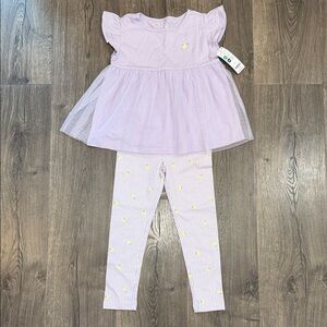 Carter's Purple and Yellow Kids Matching Set